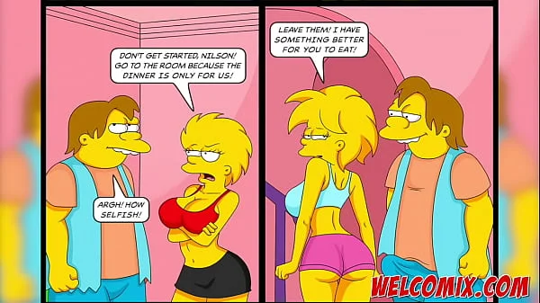Group sex... A different dessert - The Simptoons