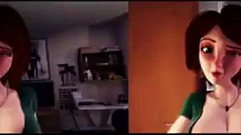 Cartoon milf Aunt Cass: Big Tits, Pornhub  Brunette VR Porn