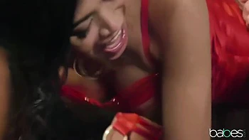 Featuring Ember Snows Doggystyle Action