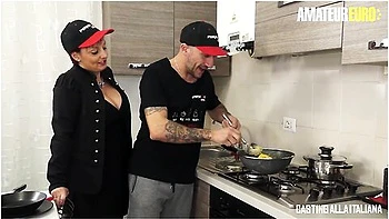 Mature Italian Housewife Takes A Huge Cock Deep In Her Asshole - Omar Galanti