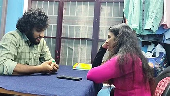 Lady Boss - Male Staff Hot Fuck In Office Room To Convincing Boss