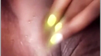 Horny Ebony Plays With Pussy & Squirts Durung Quarantine Stay At Home Order