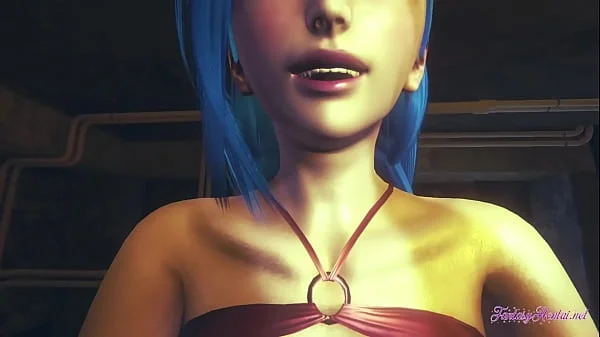 League of Legends Hentai - Jinx Hard Sex (Uncensored) - Japanese Asian Manga anime game porn