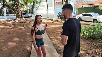 Gih Spanic Takes 3 Dicks In Her Tight Ass To Earn The Lease Of