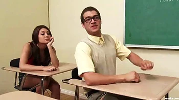 Nerdy Xander Gets Lucky With Jojo In Detention!: Blowjob, Doggy  Cowgirl Porn