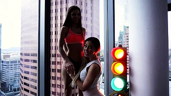 Caught my stepmom with my girlfriend pornstar. What would