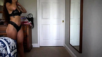 Teriana Jacobs Lewd Black Lingerie Onlyfans Video