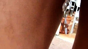 Cumshot amateur MILF suck and jerks dude in the bedroom