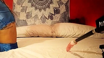 Hardcore Fuck Machine Makes Her Cum So Hard