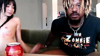 Slut with pigtails suck cock and takes hard BBC pounding liv