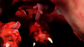 NadeNasty-Three Feral Demon Whores are Hungry for Man Meat