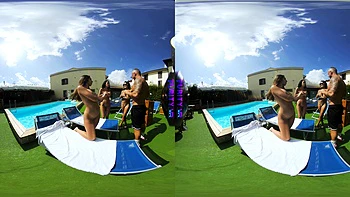 PURITYVR Three lesbian goddesses with Guilia, Benny, and Ale