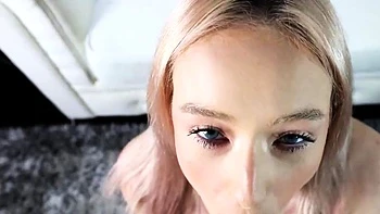 Sloppy Blowjob by a Sensual Teen - Amateur POV Video