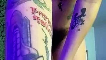 SMALL TIT BRUNETTE TATTOOED TEEN GIRLFRIEND CAUGHT IN SHOWER