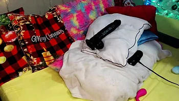 Cute Blonde Masturbates on Webcam with Toy