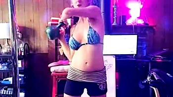 Amateur blondie solo anal masturbation