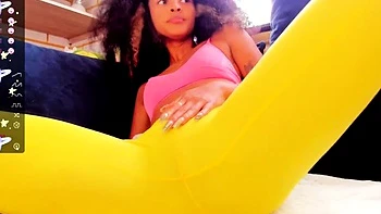 Hot Black Maid Does Some Webcam Black and Ebony