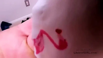 Girl With Squirting Pussy Greatly Teases Big Cock