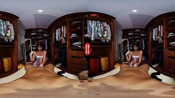 Try On Haul Sex With Amazon Position And Creampie