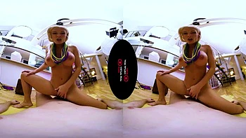 VR Sex with Blonde Babe: Blowjob, Doggystyle  Virtual Reality Porn