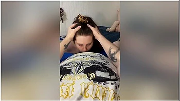 Throat Goat - Bbw Facefuck Deepthroat With No Hands, Swallows Huge Throatpie