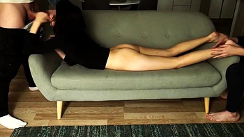 Hot Russian Threesome with an Amateur Girl