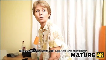 Mature Maid Dragged Into Sex With Handsome And Horny Client