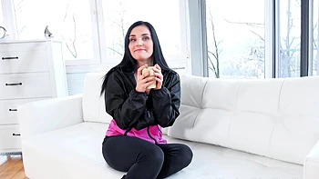 Fetish couple Lucia Denville in otk spanking and bdsm sex