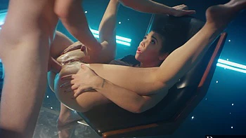 Markus Dupree and Brooklyn Gray in sensual anal action, showcasing her skills.