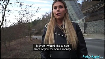 Hitchhiking Milf With Great Tits Gets A Big Surprise - Zlata Shine And Martin Gun