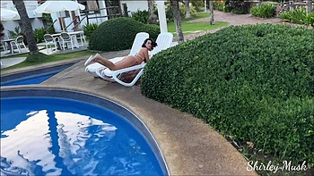 Shhh I Cheated On My Wife On The Pool. My Insane Neighbor Teases