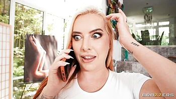 Sexy as hell busty MILF Cubbi Thompson is jumping on a fat wiener