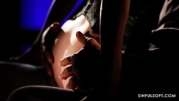 Nighttime fuck in the doggy style with a slutty blonde Maya Rose