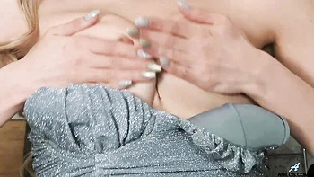 Good kitchen masturbation with a gorgeous blonde Caty Kiss