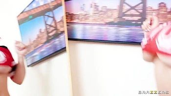 Pink-haired MILF Lily Lou is enjoying interracial penetration so much