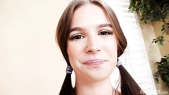 Awesome sex casting in the cowgirl pose with a busty Sky Wonderland