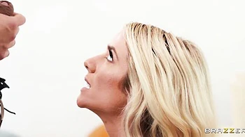 Blonde hottie Dakota Lyn feels a fat cock deep in her shaved pussy