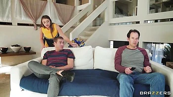 Stunning  hard fuck with gorgeous Veronica Rayne and Sarah Banks