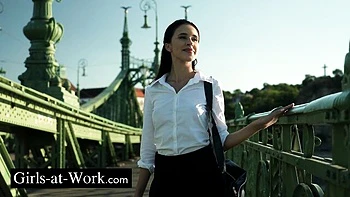 Alyssa Bounty and Alexa Flexy's brunette smut by Girls At Work