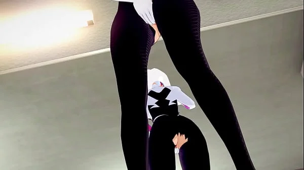 Gwen Stacy masturbation - Spider Man Into the Spider Verse
