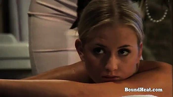 Cunning jade at massage action