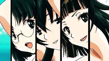 Tireless puss at big tits scene