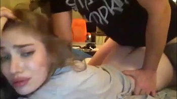 Camgirl and dude: Doggy, Big Ass  Blonde Porn