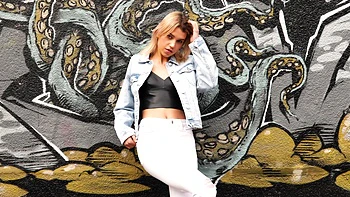 Blonde teen Elena Vedem gets her pussy smashed hard by leo