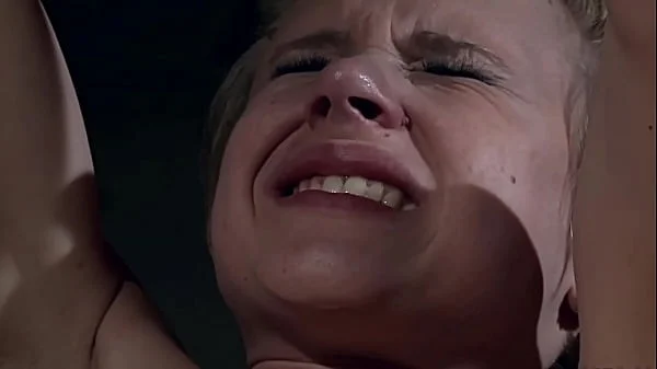 Gorgeous young blond strictly bound. Her Master has decided, to make her his personal sex slave. He is whipping her cunt, with his hrse whipp, then hes choice is to fuck her hairy cunt hard.