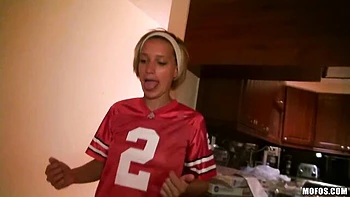 Thena Sky and Annika Amour are fucking in hotel bedroom