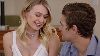 Xander Corvus fucks two hot blondies in an intense threesome scene.