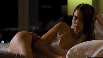 The couple, Jill Kassidy and Rob Piper, enjoys intimate moments in lingerie.