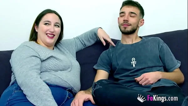 From to porn! ENORMOUSLY TITTED babe wants to do a porno with her fan