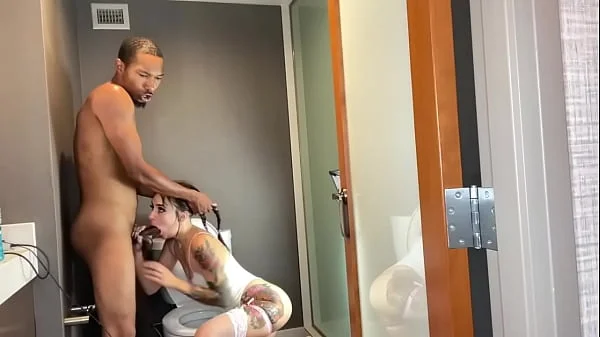 Vile vixen loves gagging n worshipping bbc